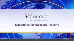 Connect: Managerial Transactions